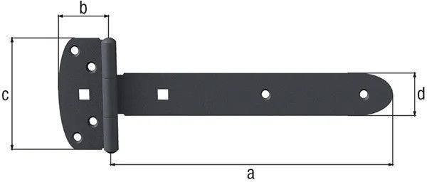 Петля Gah Alberts Ovado SB 310653 - схема