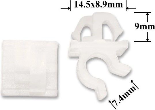 Клипса автомобильная для проводов и трубок AS-050 - схема