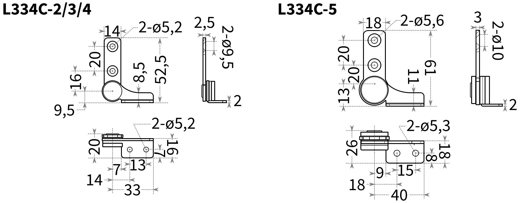 Петля с фиксированным крутящим моментом L334C - схема