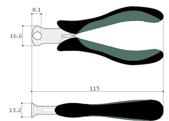 Кусачки торцевые мини 110 мм Jonnesway P7102-технические характеристики