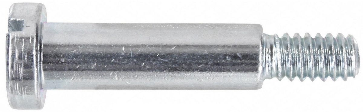 Винт ступенчатый с плоской головкой и прямым шлицем DIN 923, оцинкованная сталь - изображение
