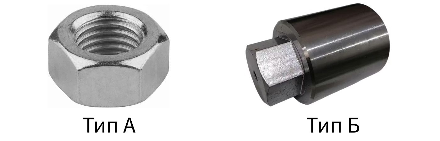Фланцевые гайки DIN 2510: тип А и тип Б - изображение