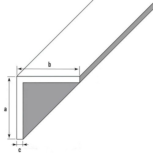 алюминиевый уголок схема