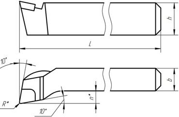 ГОСТ 18880-73 Отогнутый резец