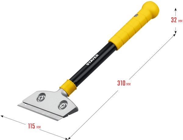 Скребок Stayer 08504 размеры