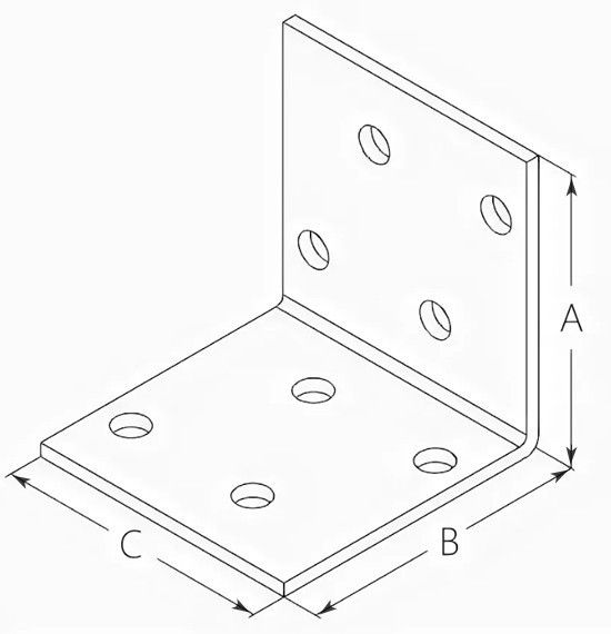 Уголок перфорированный Gah-схема