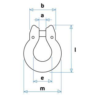 Скоба такелажная омегообразная Gorlamet