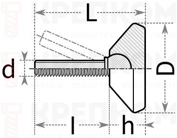 Опора регулируемая шарнирная - схема