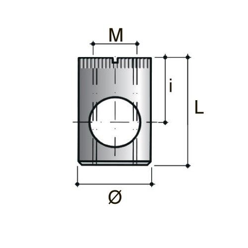 Стяжка коническая D10