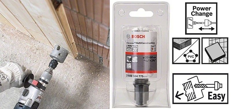 Коронка Bosch серии Multiconstruction