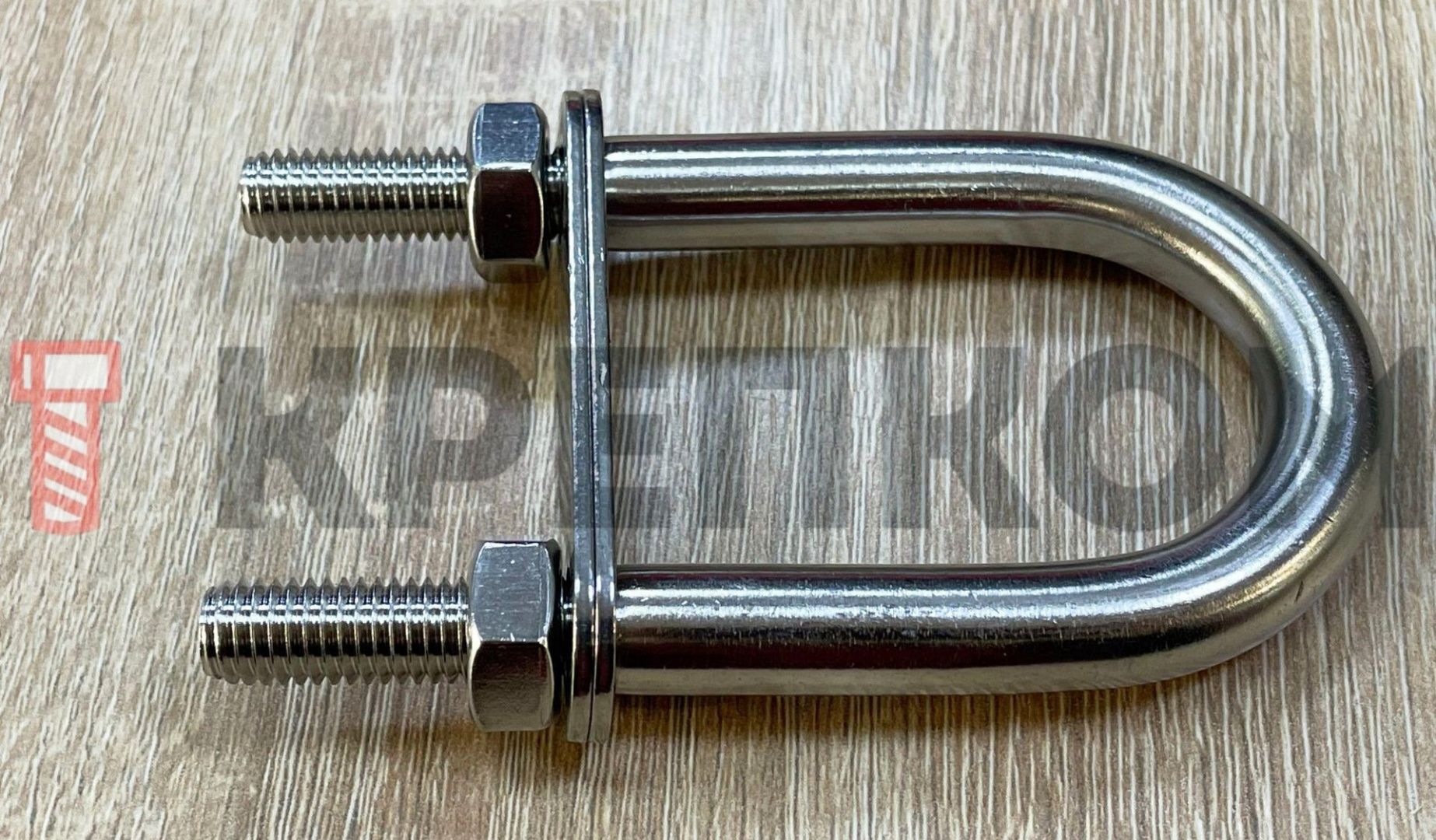 Болт-скоба U-образная 8230 из нержавеющей стали А4 - фото