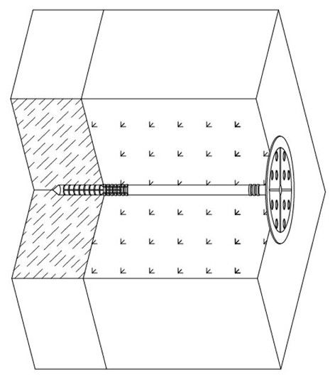 Дюбель фасадный IZT - схема, чертеж