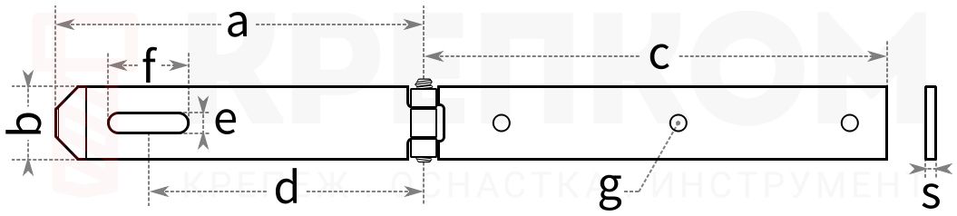 Навес для ворот, калиток и дверей длиной - 350 мм - схема, чертеж