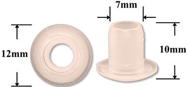 Вставка автомобильная под саморез AS-1217 - схема