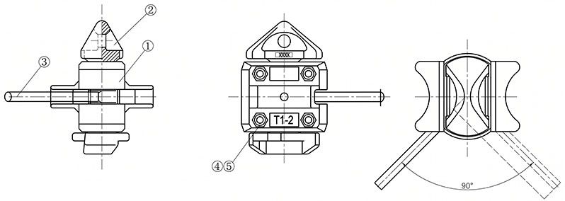 Твистлок MacGregor T1-2 с двумя поворотными головками 167х110х132 мм