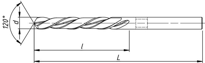 Схема свёрл по ГОСТ 10902-77 Beltools левые