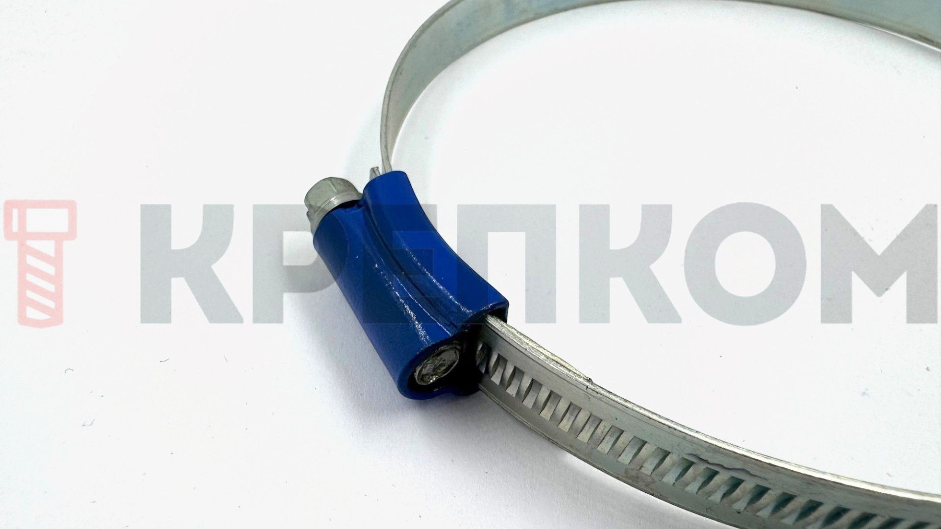 Хомут червячный ZIP из оцинкованной стали W1 - фото