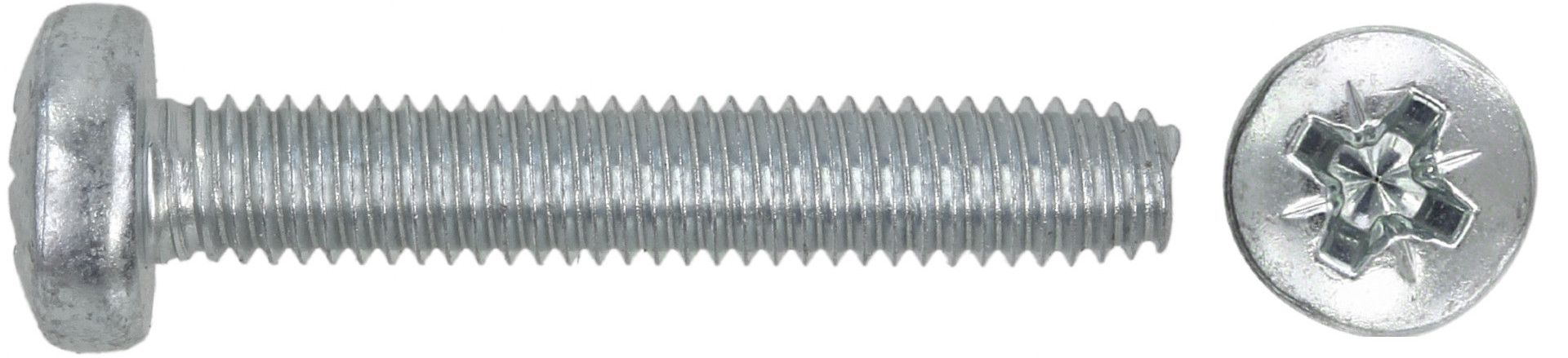 Оцинкованный винт резьбовыдавливающий DIN 7500 form C - изображение