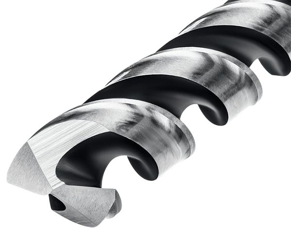 Сверло по металлу спиральное, шестигранный хвостовик E1/4" 135° Impact Ready ЗУБР - схема