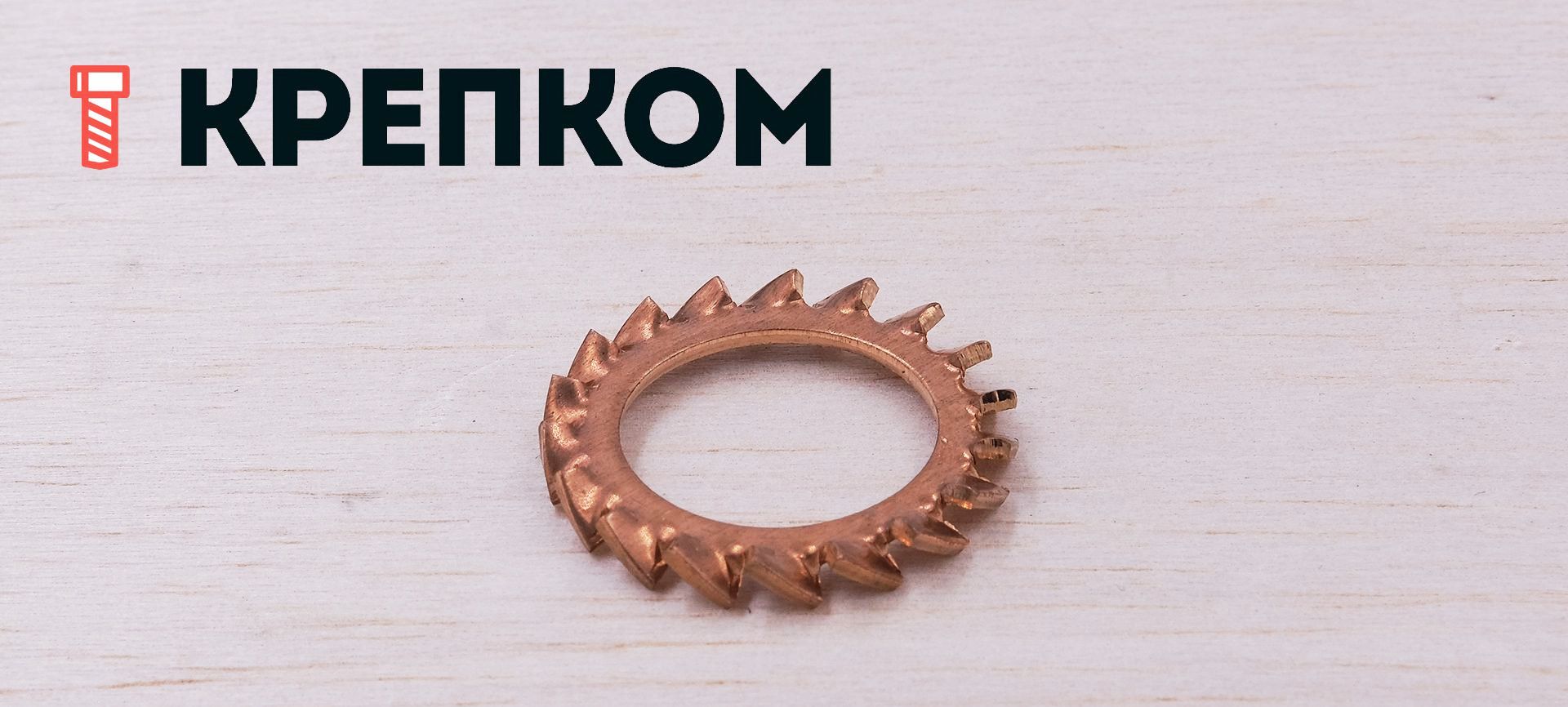 Шайба стопорная с внешними зубьями DIN 6798A, фосфорная бронза - фото