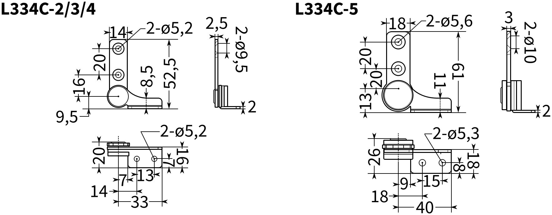 Петля с фиксированным крутящим моментом L334C - схема