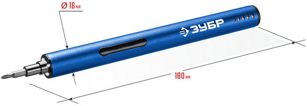 Отвертка аккумуляторная для точных работ ЗУБР Профессионал 4 Vmax - схема