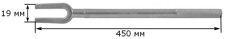 Размеры съёмника Jonnesway AN010046