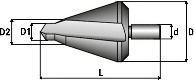 Схема конического сверла Bucovice 542ххх