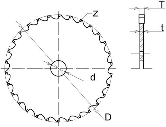 Диск пильный по дереву 140х20 мм 36Т Precision Kraftool, 36952-140-20