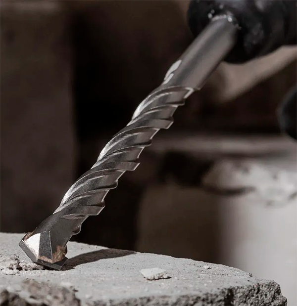 Бур по бетону двойная спираль SDS-plus Profi Cutop - применение