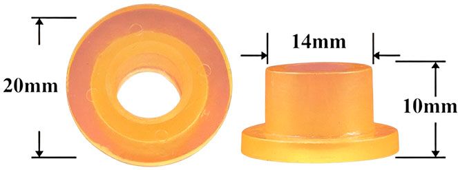 Вставка автомобильная под саморез AS-1404 - схема
