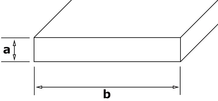 Стальная полоса - чертеж, размеры