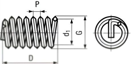Вставка резьбовая Filtec - монтаж - схема