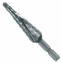 Сверло по металлу ступенчатое 4-12 мм Bit HSS-G RUKO 101050-9H