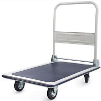 Изображение товара Тележка платформенная 600 кг Tor PH600 (720х470 мм) со складной ручкой, пластиковые колеса, ТП 600 720 470