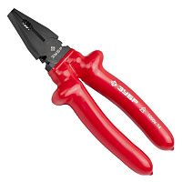 Плоскогубцы диэлектрические комбинированные 200 мм ЗУБР Электрик 2214-1-20_z02