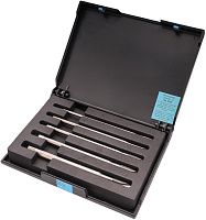 Изображение товара Набор метчиков машинных удлиненных М4-М10 150 мм HSSE DIN 371XL Volkel 47932, метрическая резьба, 5 предметов