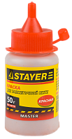 Краска красная 50 г для малярных разметочных шнуров Master Stayer 0640-2
