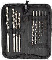 Набор удлиненных сверл по металлу 1,5-10 мм Р6М5 №174 Волжский Инструмент 5509072, 18 шт