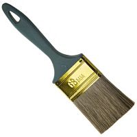 Изображение товара Кисть плоская 20 мм с пластиковой ручкой КП-14 ЗУБР 4-01014-020, смешанная щетина