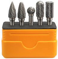 Изображение товара Набор борфрез твердосплавных 10 мм Mini-Box H-Tools 116004HT, 5 шт