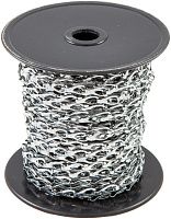 Цепь декоративная стальная "Сантехническая", серебристая