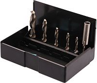 Изображение товара Набор метчиков 3в1 М3-М10 HSS-G Volkel 67200, 7 предметов