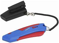 Нож безопасный с трапециевидным лезвием в чехле Workpro WP213010