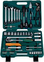 Изображение товара Универсальный набор инструмента 1/4"DR и 1/2"DR Jonnesway S04H52460S, 60 штук