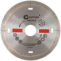 Диск алмазный по керамике и керамограниту CUTOP Profi Plus
