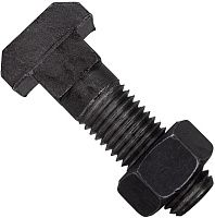 Болт М48х400 с Т-образной головкой DIN 186, сталь без покрытия