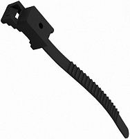 Крепеж ремешковый D 32-60 мм, черный, полиэтилен