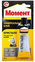 Универсальный контактный клей Момент Кристалл 422974 30 мл прозрачный