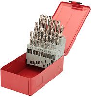 Изображение товара Набор сверл по металлу H-Tools 214215HT 25 шт от 1 до 13 мм с металлическим кейсом